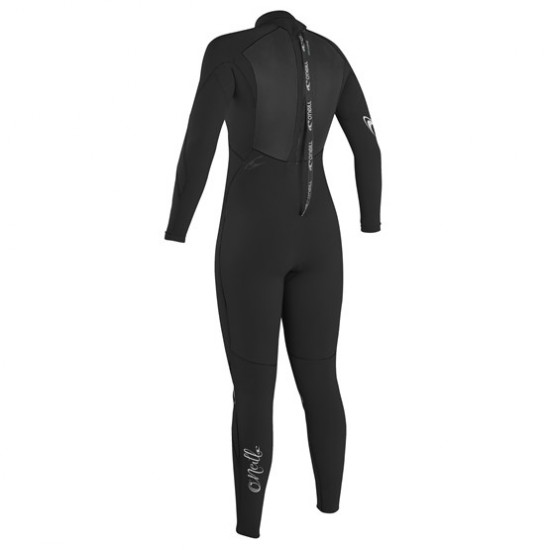 Promotion O'NEILL Womens wetsuit Epic 4/3 Back Zip Full BLACK