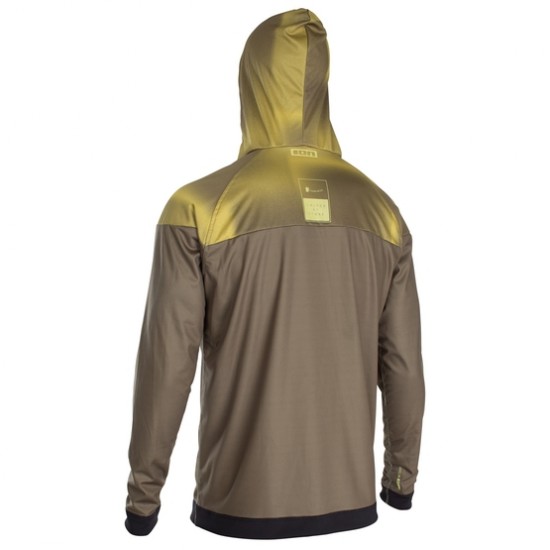 Promotion ION Mens wetshirt Hood LS dark olive 2020