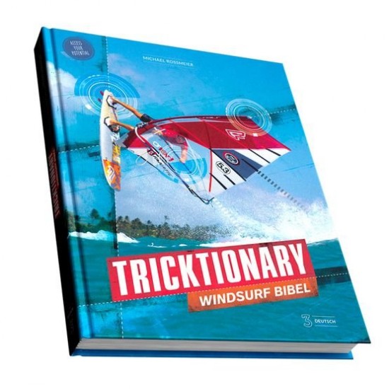 Promotion Windsurfing TRICKTIONARY Bible 3 Book - Guide EN / ES / IT / DE / FR