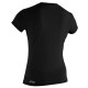 Promotion O'NEILL Womens rashguard Basic Skins S/S Sun Shirt BLACK