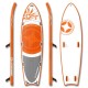 Promotion UNIFIBER Inflatable SUP Board MONSTRO TANDEM 18'0 (Pre-laminated Dropstitch Technology)