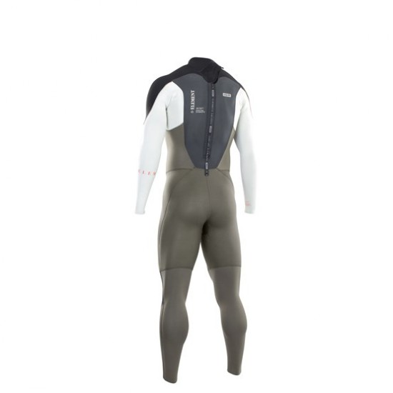 Promotion ION 2021 - Wetsuit BS - Element Semidry 5/4 BZ DL - dark olive/white/black