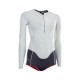 Promotion ION 2021 - Wetsuit FL - Amaze Hot Shorty LS 1.5 FZ DL - warm white