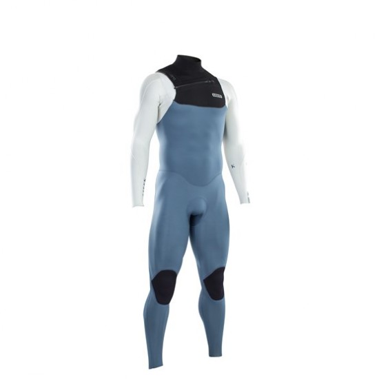 Promotion ION 2021 - Wetsuit BS - Seek Core Semidry 4/3 FZ DL - steel blue/white/black