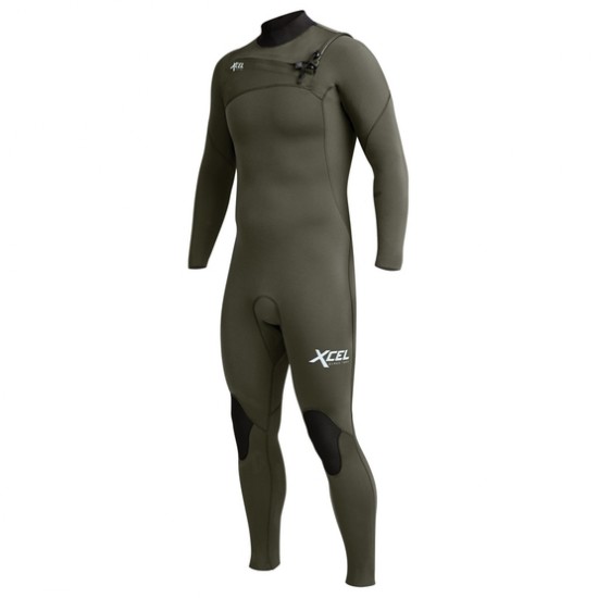 Promotion XCEL Mens wetsuit Comp X2 5/4 (chest zip) dark forest FW19/20