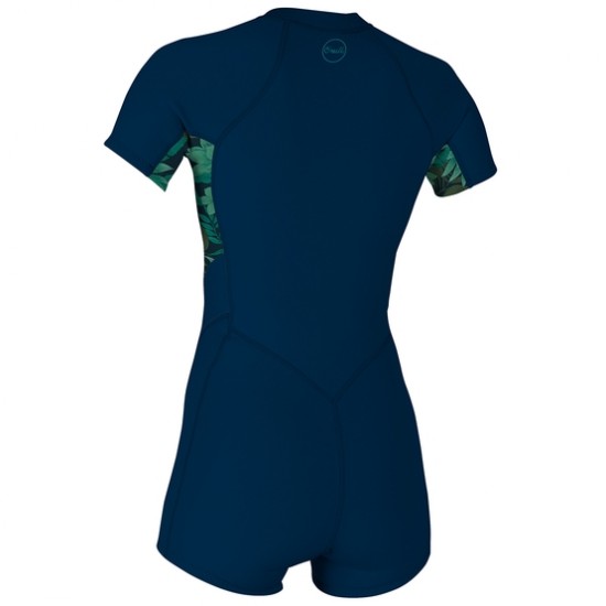Promotion O'NEILL Womens Wetsuit BAHIA 2/1 FRONTZIP S/S SHORT SPRING 2019